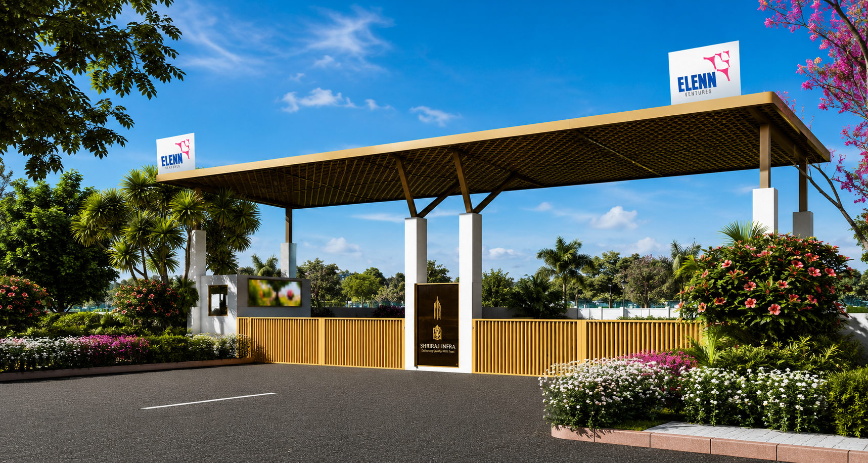 Project entrance view